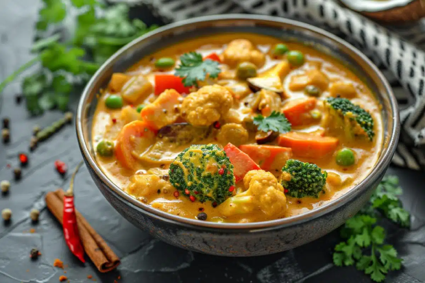 Curry vegetariano