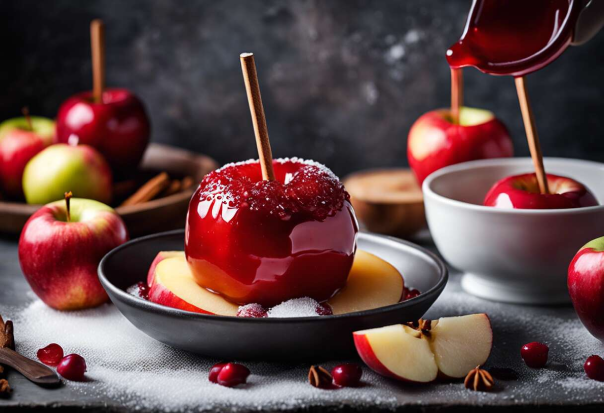 Manzana caramelizada