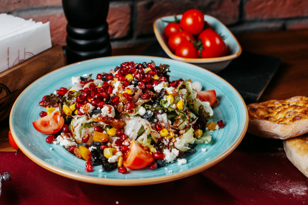 Ensalada de lentejas frescas