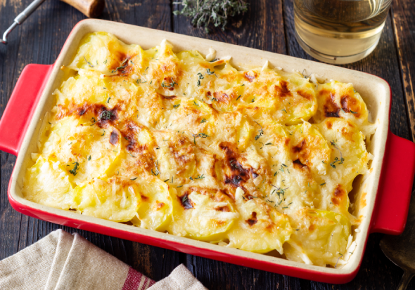 Gratinado de patatas (Gratin dauphinois)